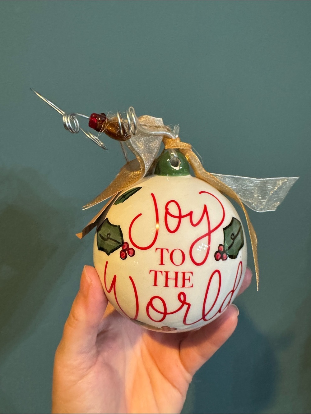 Glory Haus Joy To The World Bells Orament - New in Box